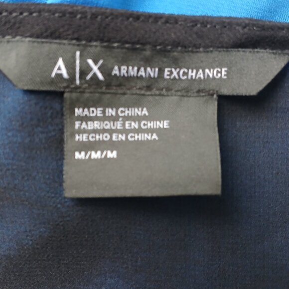 Sleeveless Dress Armani Exchange with Lining Washable Size Medium - Picture 11 of 16